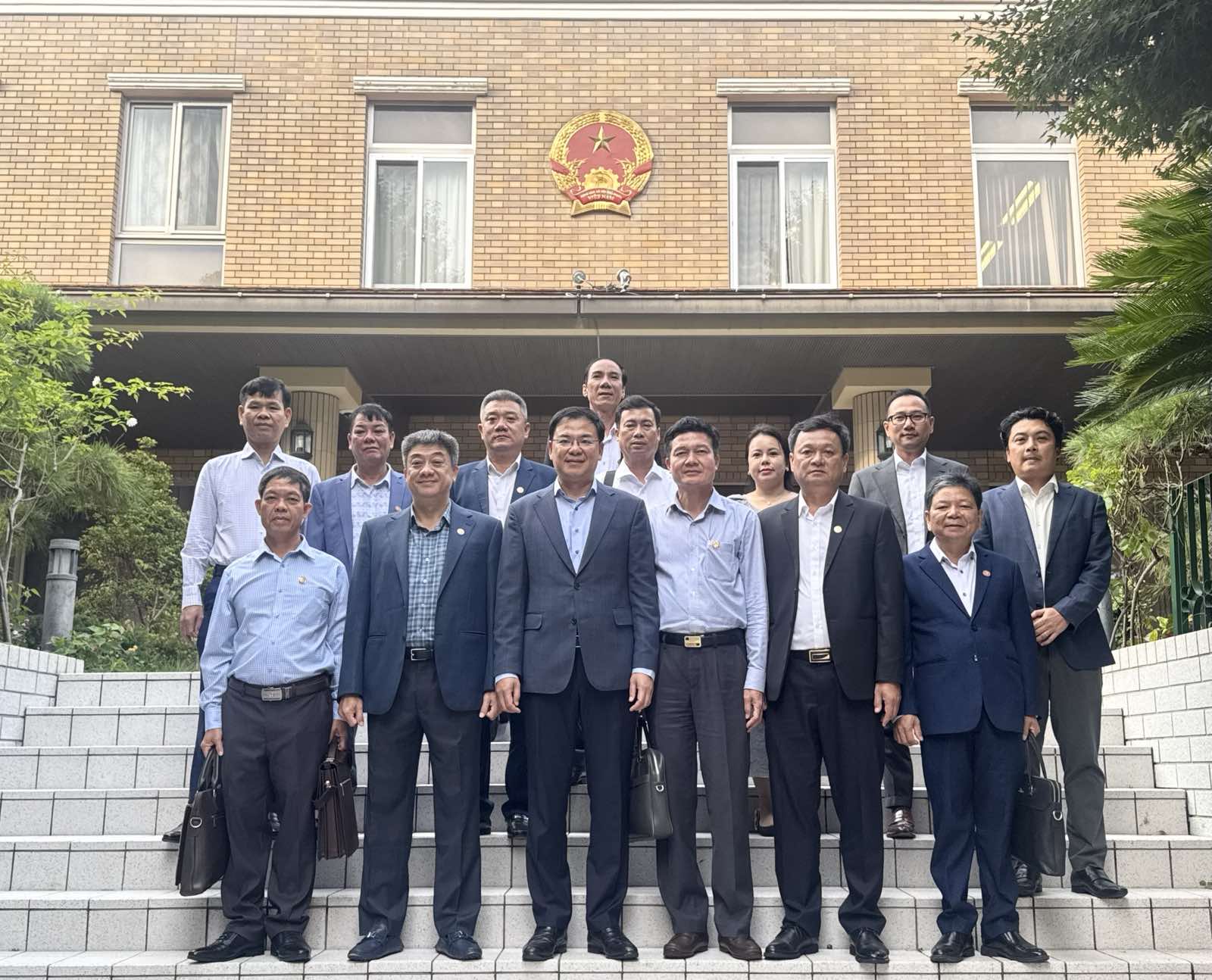 Đại sứ Phạm Quang Hiệu tiếp Phó Chủ tịch Thường trực HĐND tỉnh Đắk Lắk Từ Thái Giang