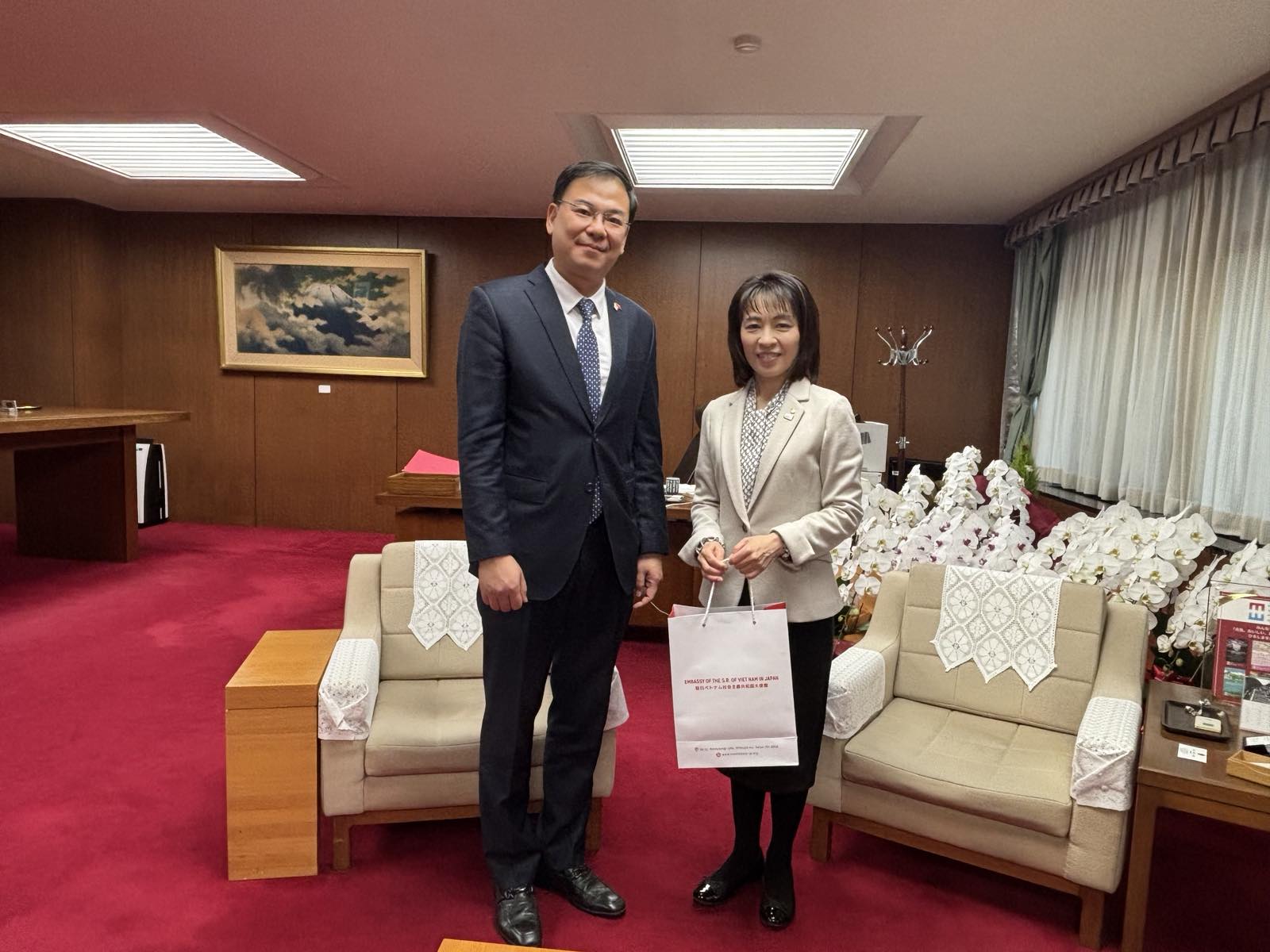 ファム・クアン・ヒエウ大使、ベトナム人労働者支援のため広島県を訪問