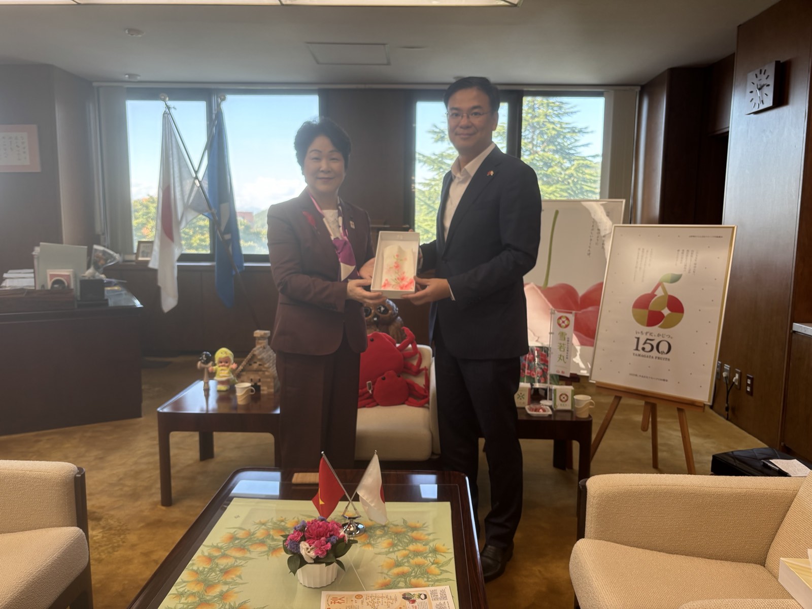 Ambassador Pham Quang Hieu visits Yamagata Prefecture