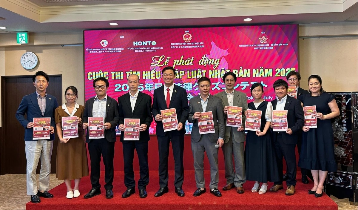 Lễ phát động Cuộc thi Tìm hiểu pháp luật Nhật Bản cho Cộng đồng người Việt 2025