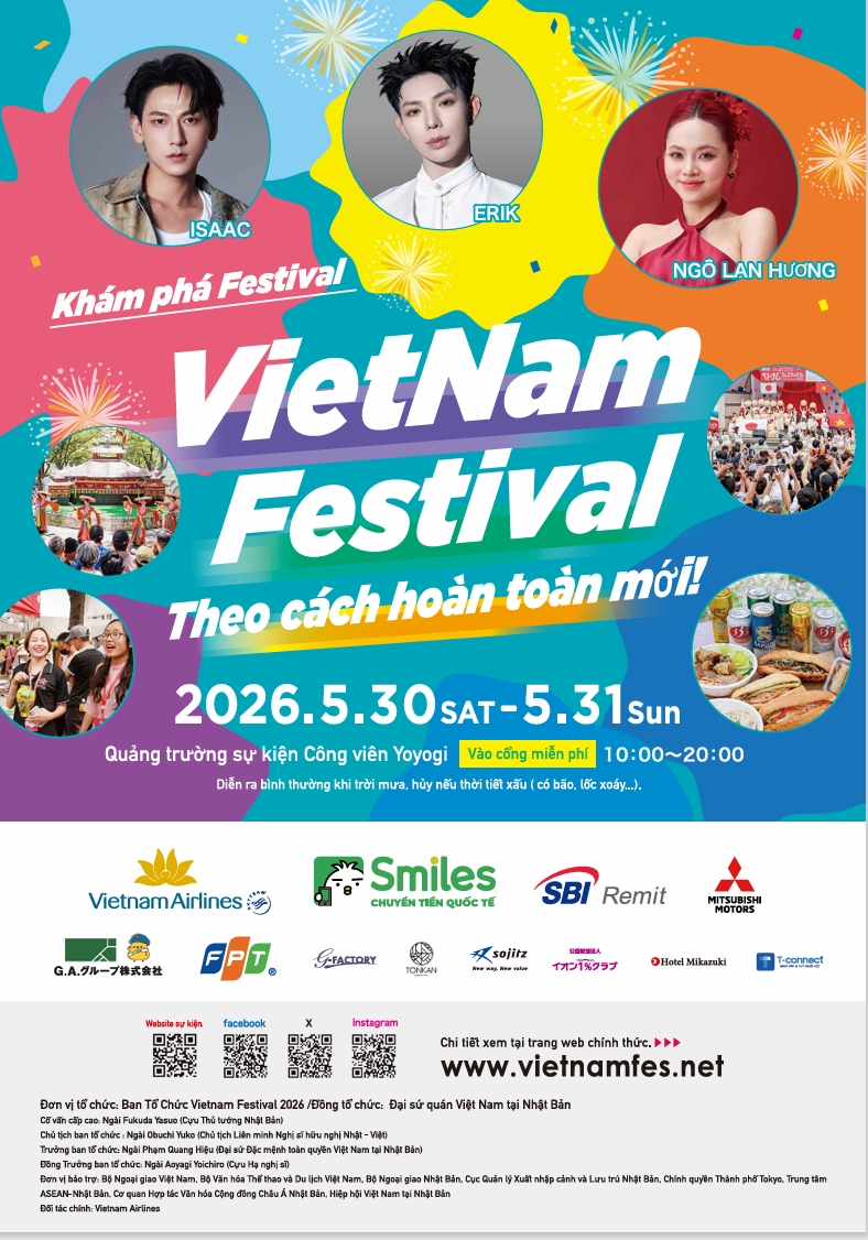 LỄ HỘI VIỆT NAM TẠI NHẬT BẢN 2026