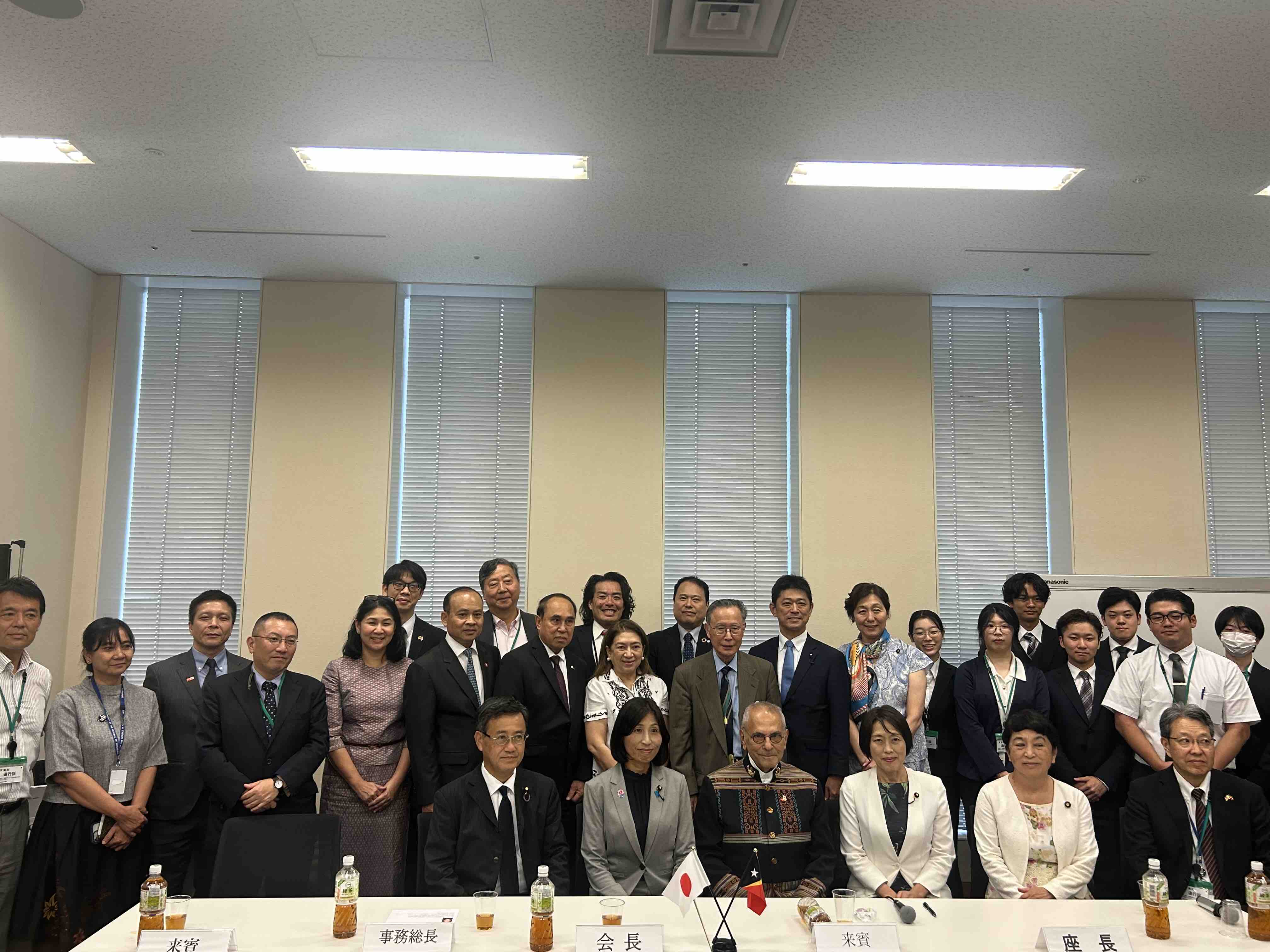 The Embassy of Viet Nam attended the meeting between H.E. José Ramos-Horta, President of the Democratic Republic of Timor-Leste, and representatives of Japanese political parties.